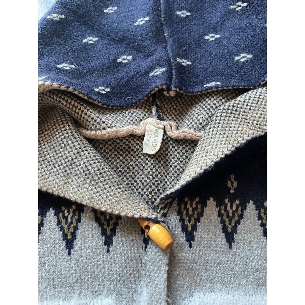 Patchwork Sheep Motif Cardigan (110cm 3-4Y)